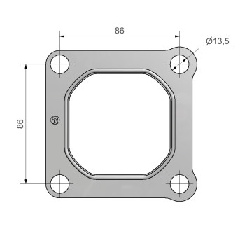 Steel gasket