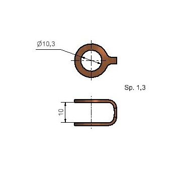 DOUBLE COPPER WASHER